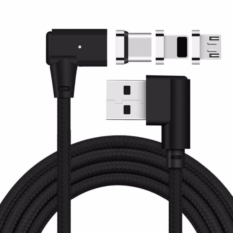 Ldesign magnetni USB kabel thunder, črni