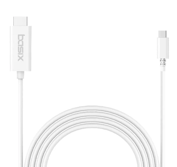 HDMI v USB-C pretvornik Basix 4K – 180cm – Črn