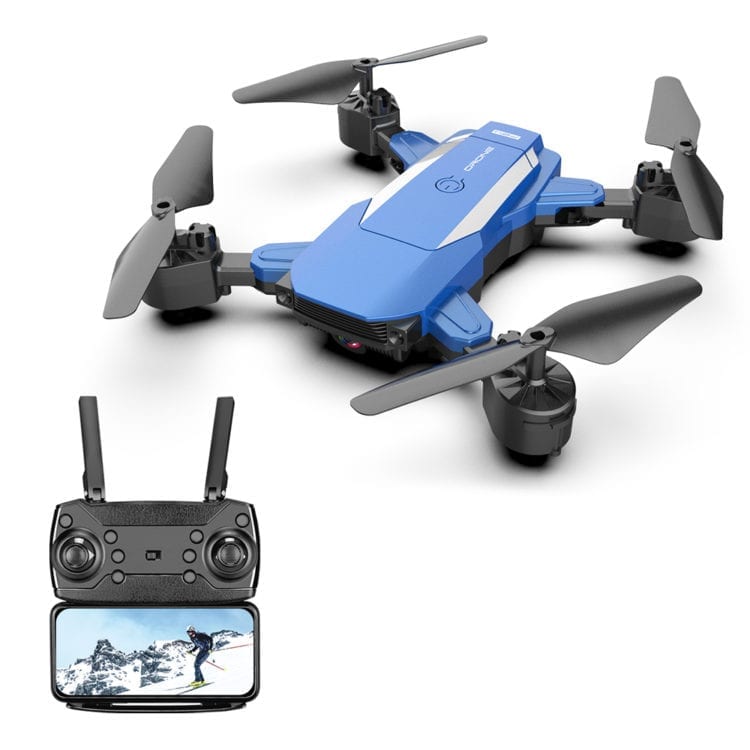 P99 Pro zložljiv dron s kamero 4K, Moder