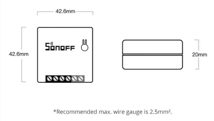 Sonoff Mini R2 pametno WIFI stikalo 15 scaled e1621759363421