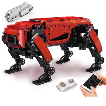 936-delni komplet kock za sestavljanje MK dynamics robot – Rdeč