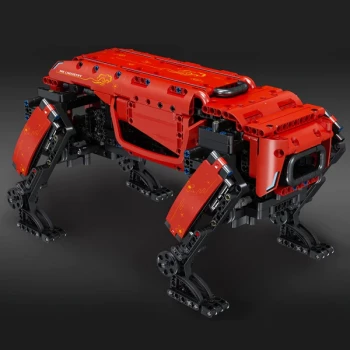 936-delni komplet kock za sestavljanje MK dynamics robot – Rdeč