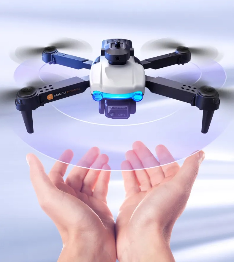 Zložljiv dron s kamero in sistemom za izogibanje oviram 4K K102 Max + 2 dodatni bateriji
