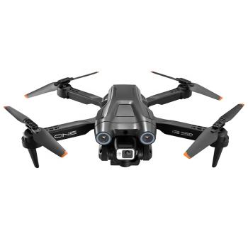 Zložljiv dron z dvema kamerama in sistemom za izogibanje oviram M22, črn