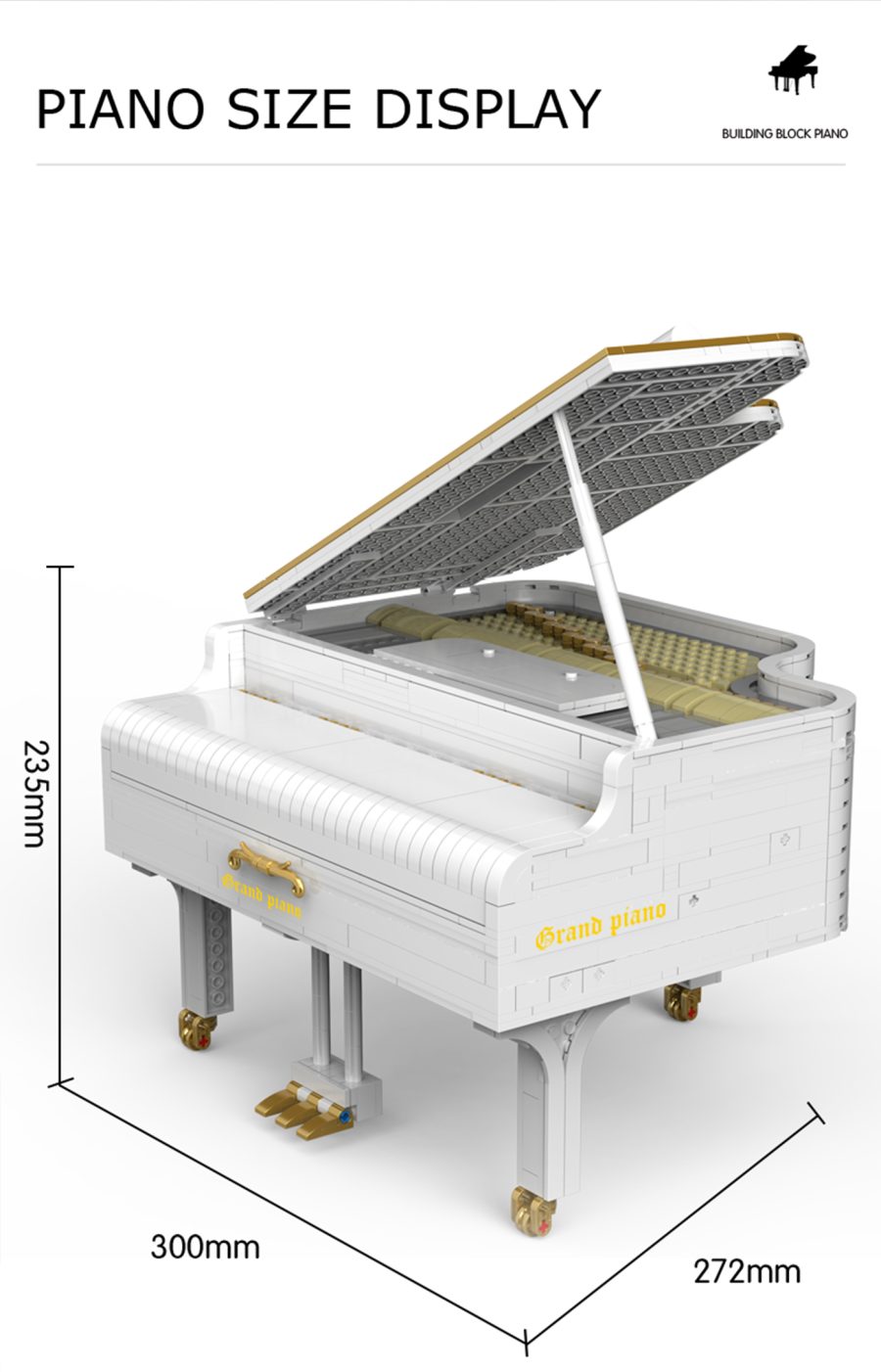 YC-21003 Dreamers Piano kocke za sestavljanje_8