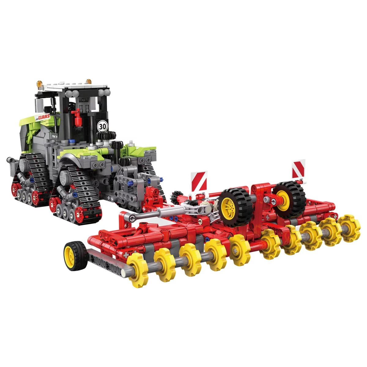 CADA C65012W CLAAS XERION 5000 TRAC TS 1:32, komplet kock za sestavljanje, 1336-delni